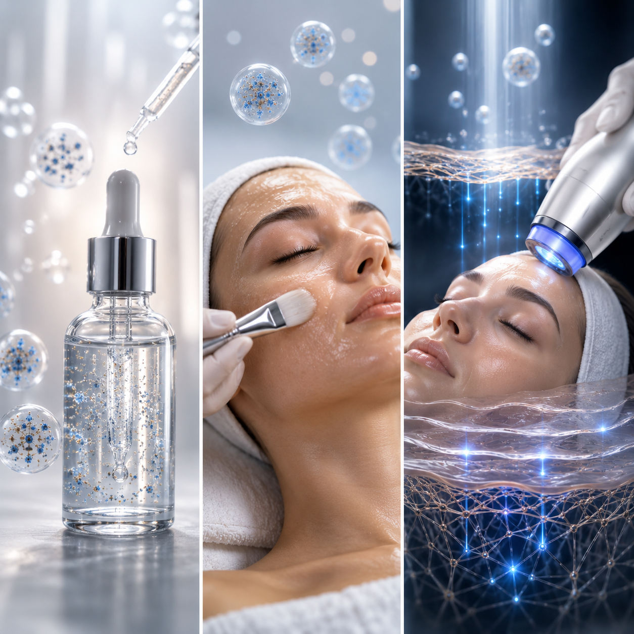 CELONIQUE exosome serum, professional facial treatment and advanced skincare technology supporting skin renewal, firmness and regenerative beauty